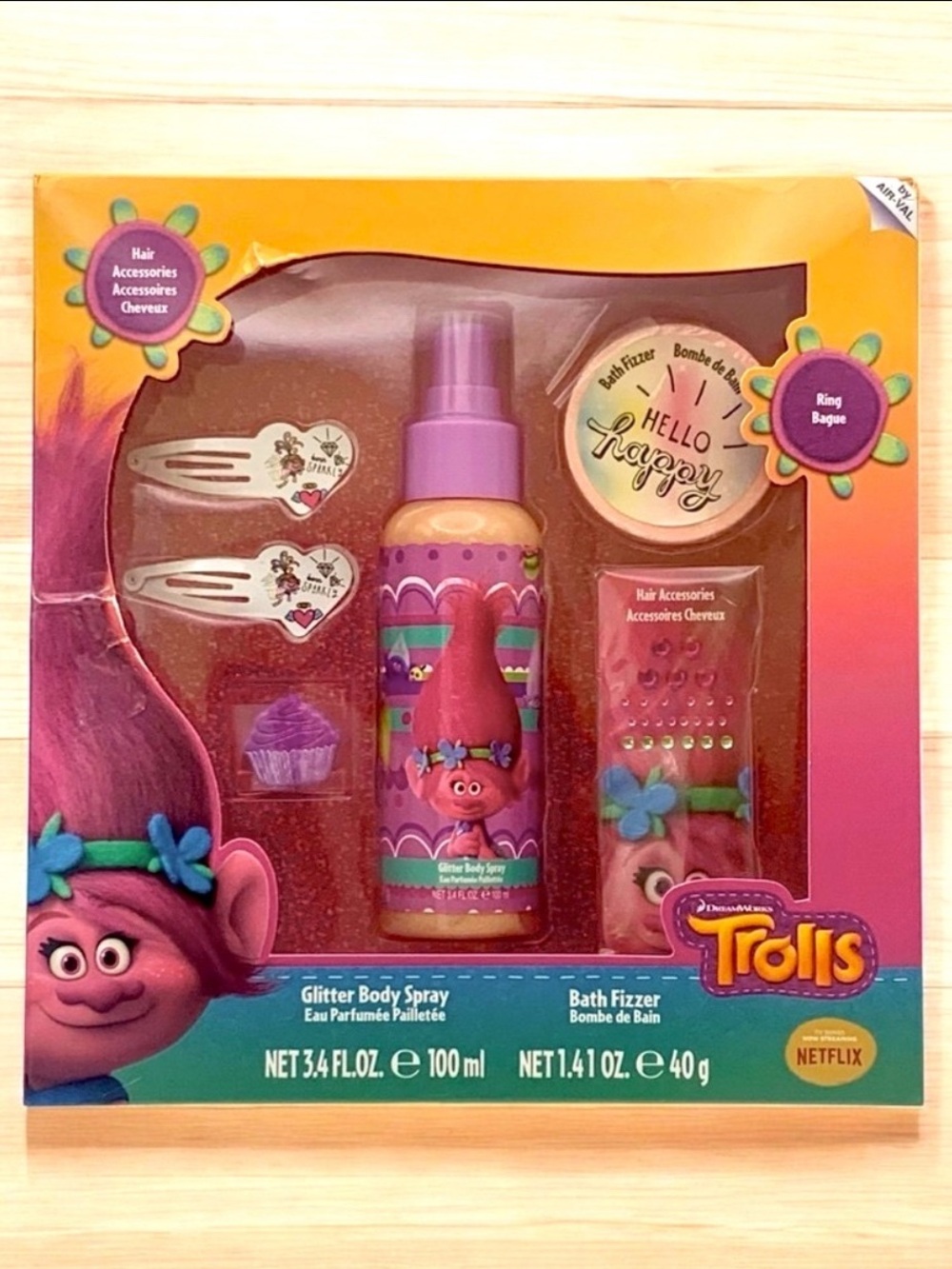 Trolls Pink Bath & Body Gift Set